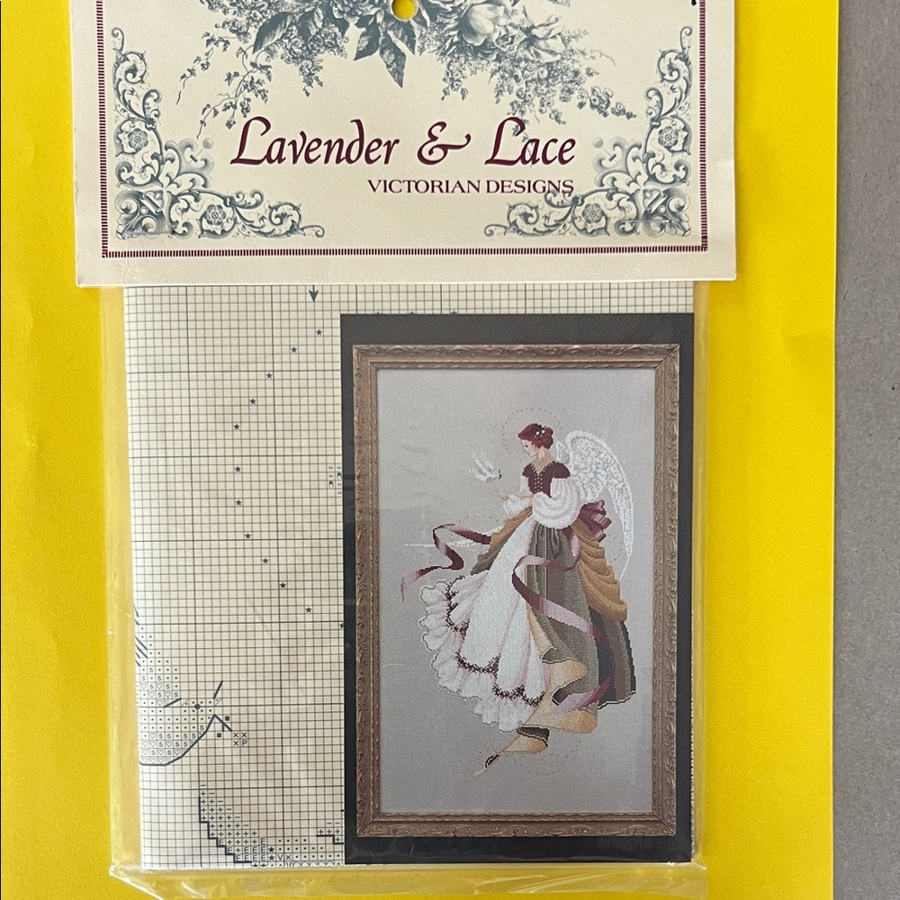 “ Angel of Grace “ Lavender & Lace Victorian Designs Cross Stitch Pattern